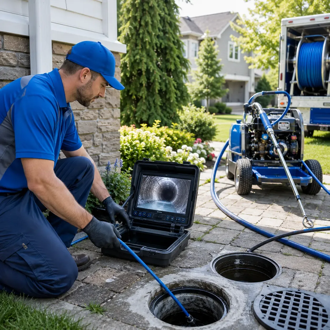 Outdoor drain cleaning professionals serving Somerset Center, MI